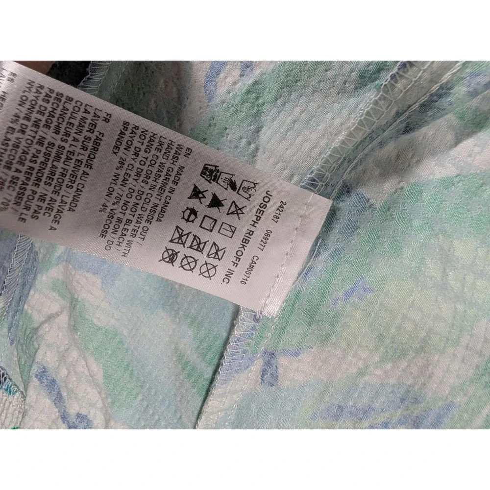 Joseph Ribkoff Women Dress Suit Size 8 NWT Textured Botanical‎ Stretch Shift